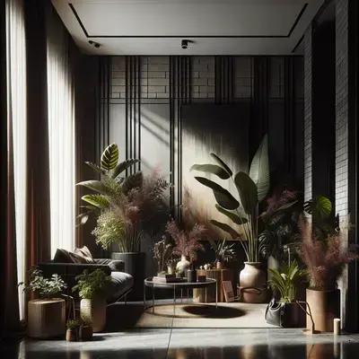 10 Plantas de Folhagem Escura Ideais para Corredores Internos