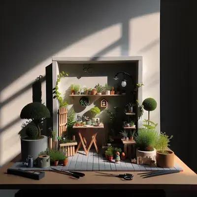 Como Montar um Mini Jardim de Sombra em Varanda de 2m²